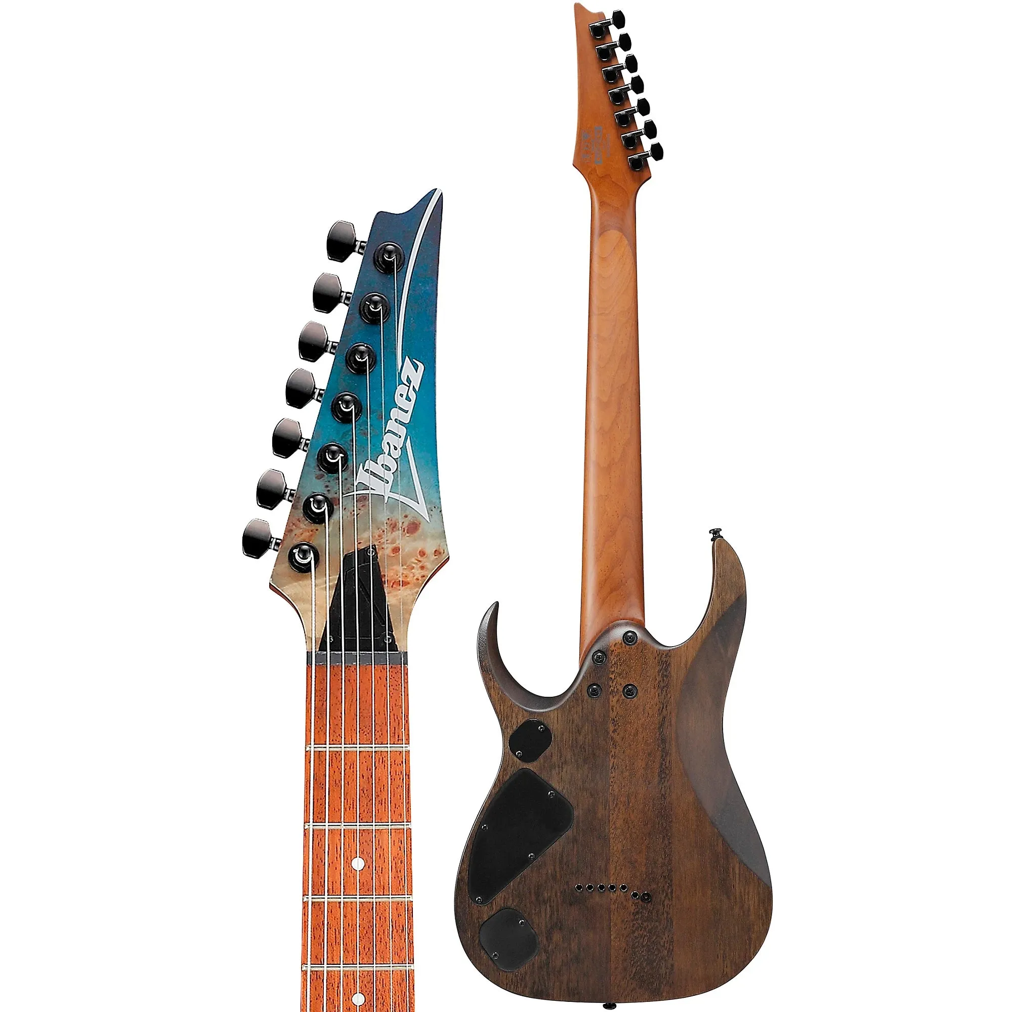 Ibanez RGD7521PB 7-String Solidbody Electric Guitar, Right, Deep Seafloor Fade Flat