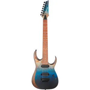 Ibanez RGD7521PB 7-String Solidbody Electric Guitar, Right, Deep Seafloor Fade Flat