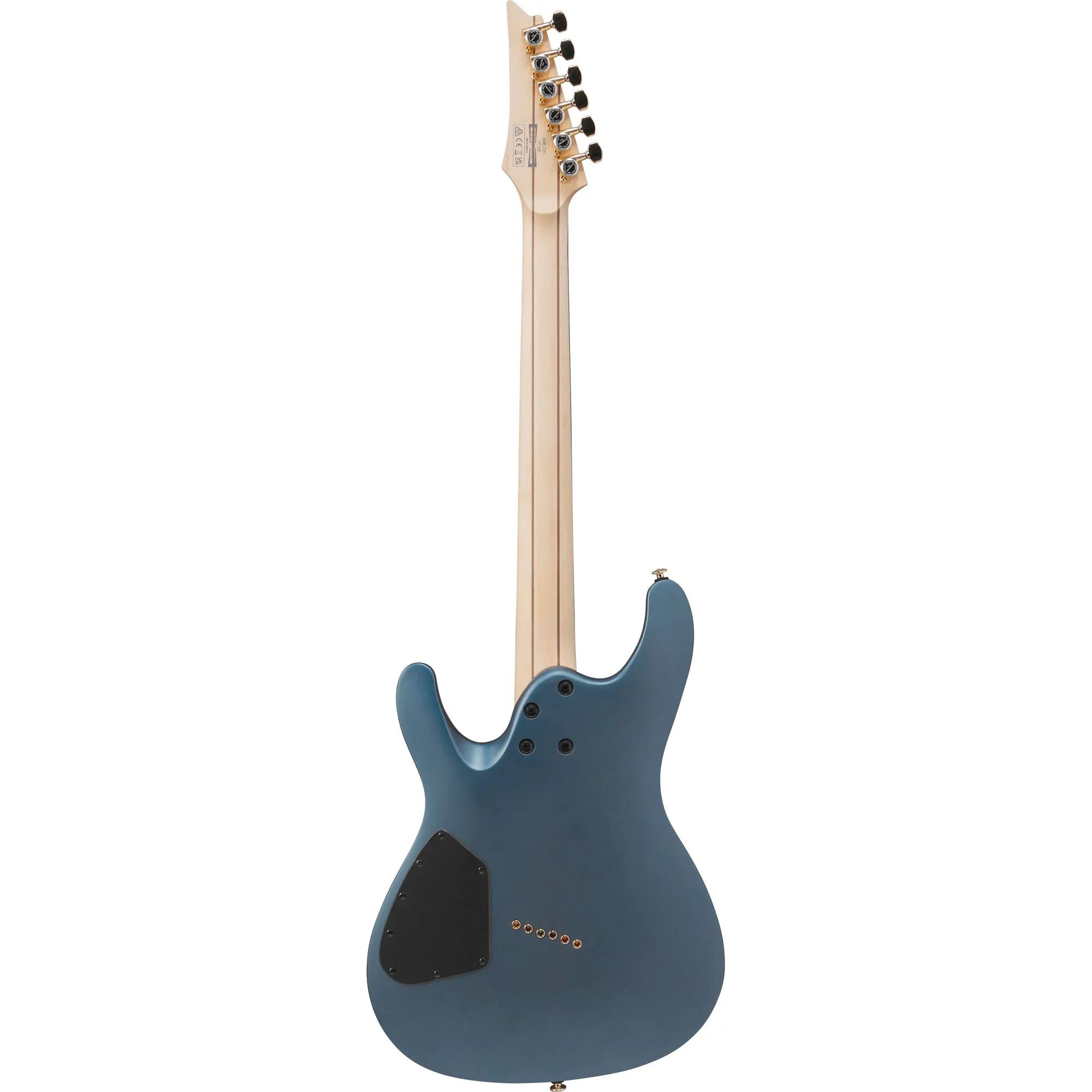 Ibanez SML721 S Axe Design Lab Multi-scale Electric Guitar - Midnight Arctic Ocean Matte