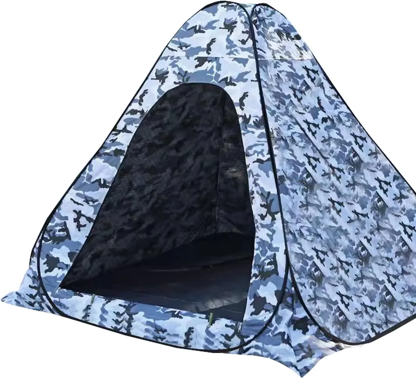 ice Fishing shelter Insulated ice Fishing Tent Portable Cotton-Proof Ice Fishing Tent, Winter Camping Equipment(Color:1.6m)