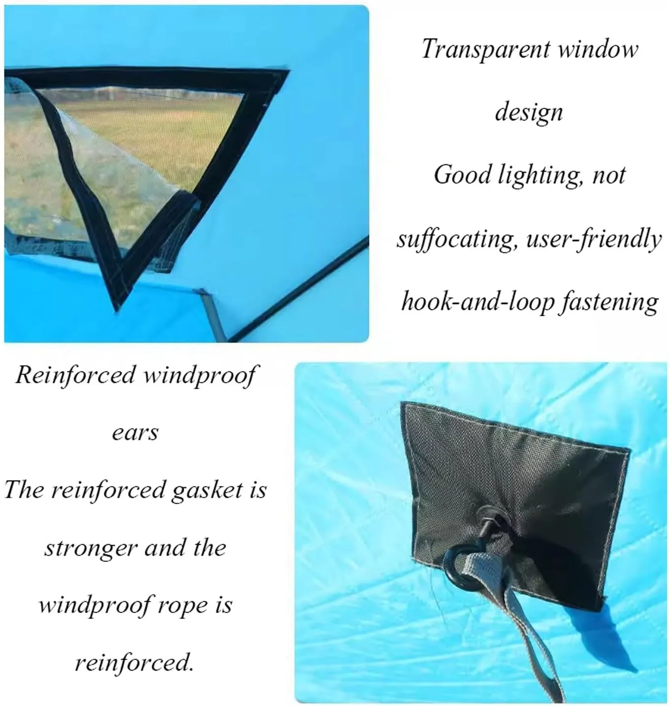 ice Fishing Tent ice Fishing shelter Insulated Winter Outdoor Camping Equipment, Windproof and Warm Ice Fishing Tent(Color:3)