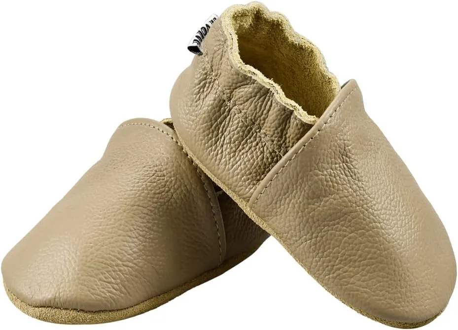 iEvolve Baby Leather Shoes Baby Slippers Soft First Walker Shoes Crib Shoes Moccasins for Toddlers