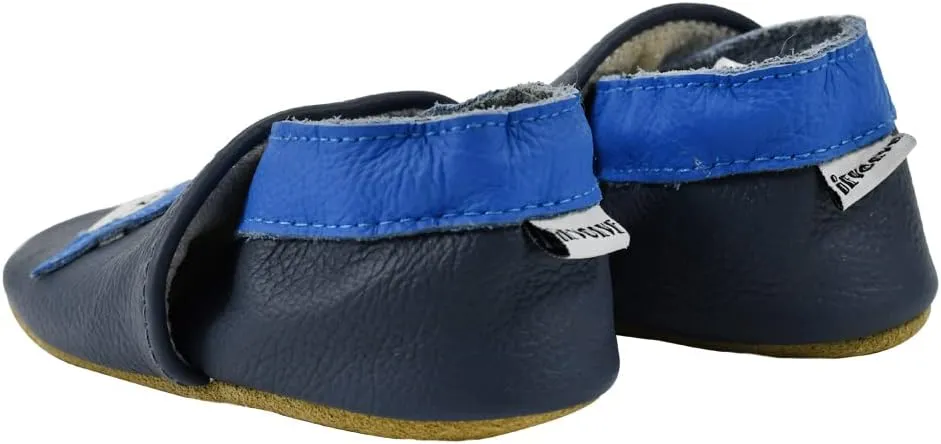 iEvolve Baby Leather Shoes Baby Slippers Soft First Walker Shoes Crib Shoes Moccasins for Toddlers