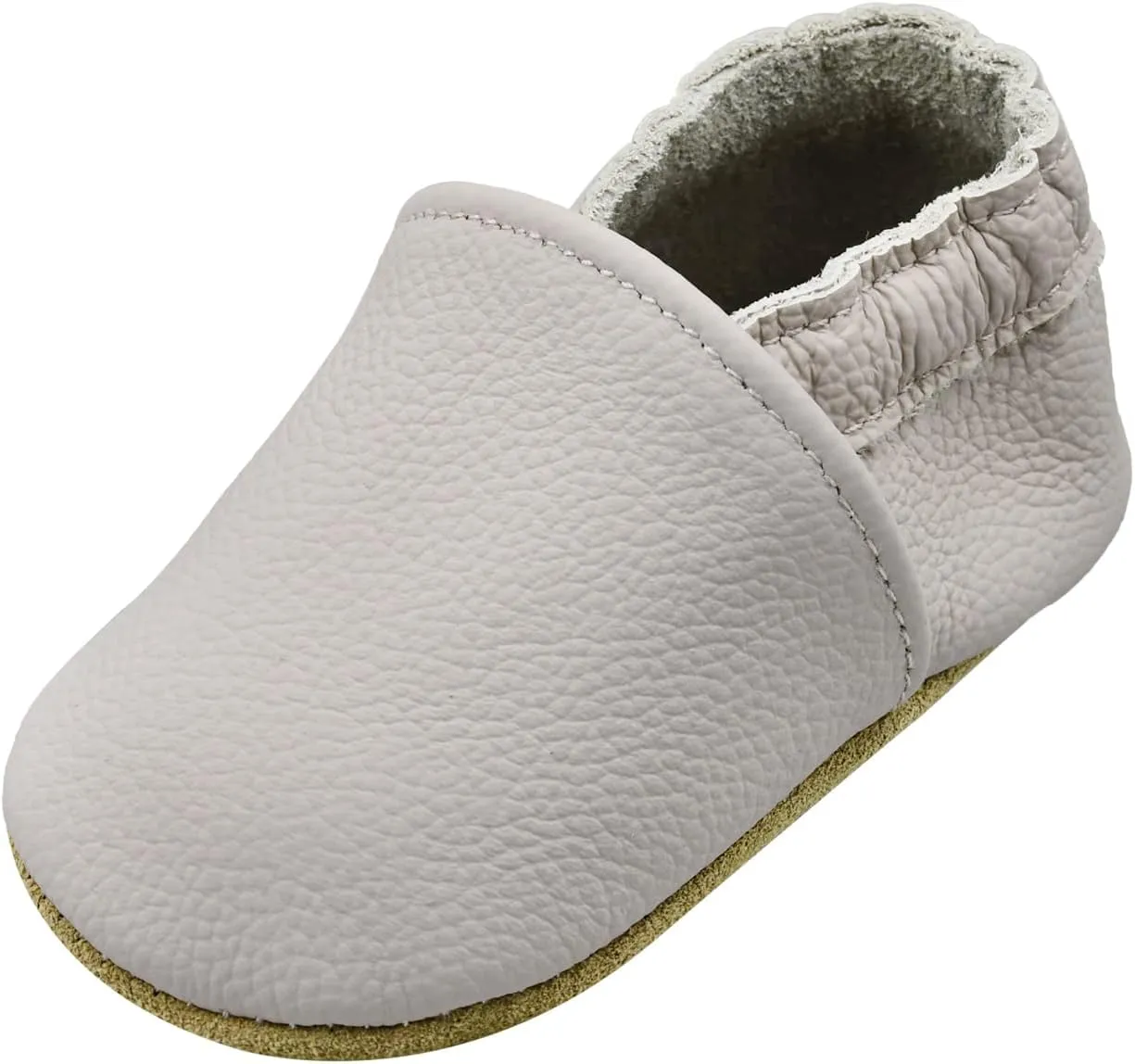 iEvolve Baby Leather Shoes Baby Slippers Soft First Walker Shoes Crib Shoes Moccasins for Toddlers