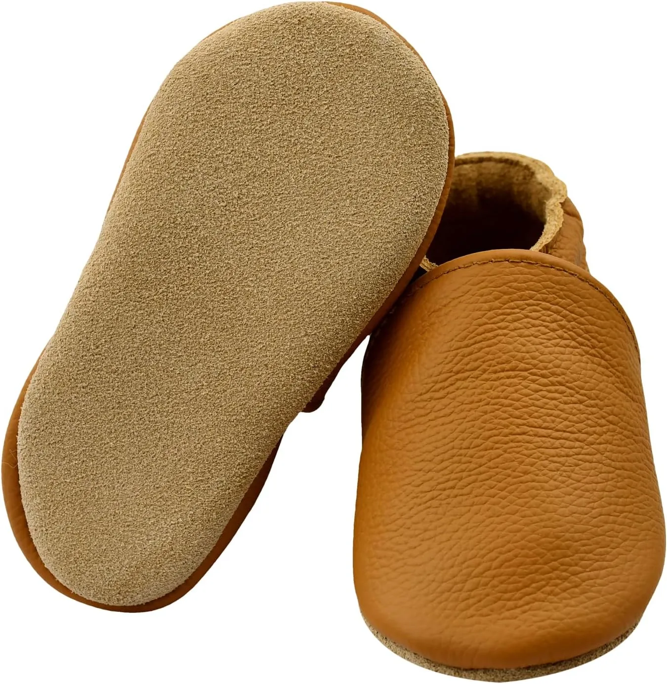 iEvolve Baby Leather Shoes Soft First Walker Shoes Crib Shoes Moccasins for Toddlers