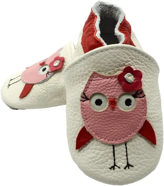 iEvolve Baby Leather Shoes Soft First Walker Shoes Crib Shoes Moccasins for Toddlers