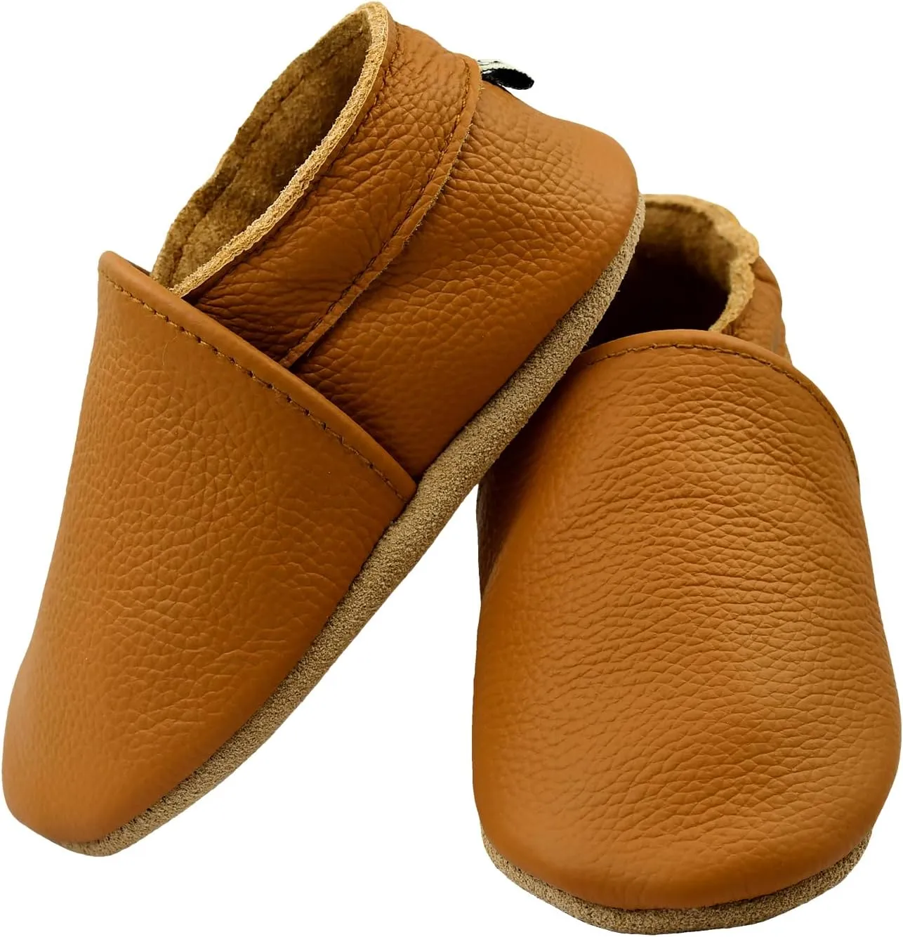 iEvolve Baby Leather Shoes Soft First Walker Shoes Crib Shoes Moccasins for Toddlers