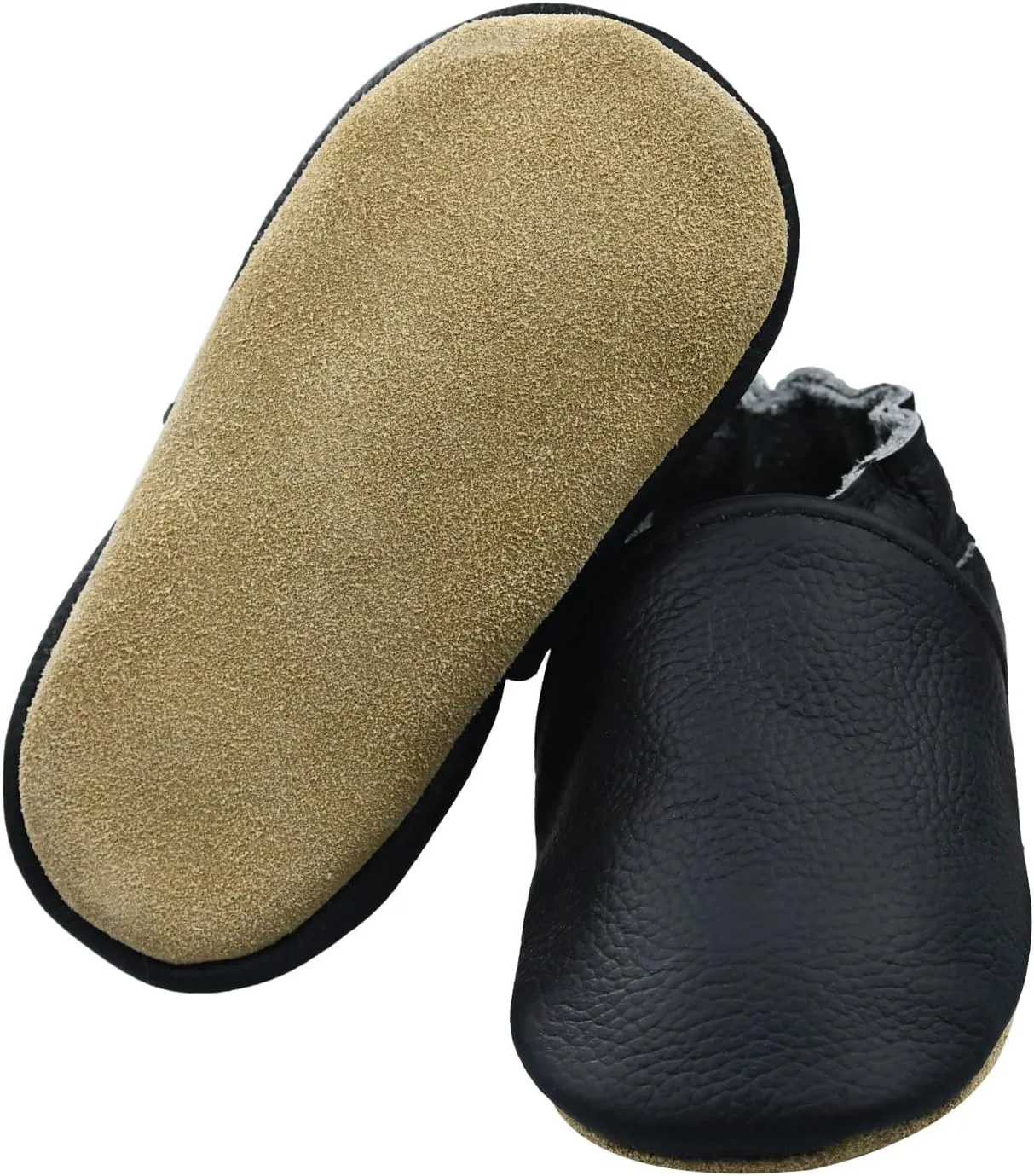 iEvolve Baby Leather Shoes Soft First Walker Shoes Crib Shoes Moccasins for Toddlers