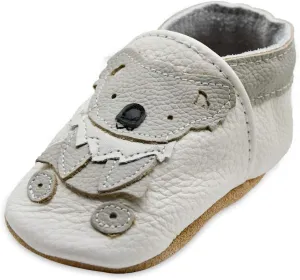 iEvolve Baby Leather Shoes Soft First Walker Shoes Crib Shoes Moccasins for Toddlers