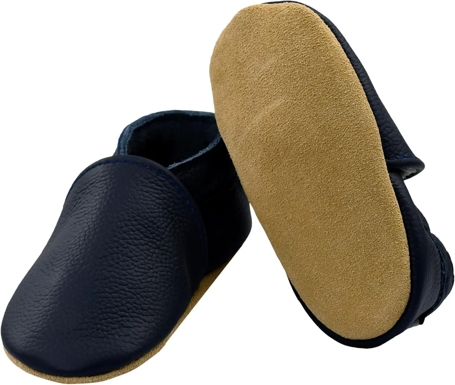 iEvolve Baby Leather Shoes Soft First Walker Shoes Crib Shoes Moccasins for Toddlers
