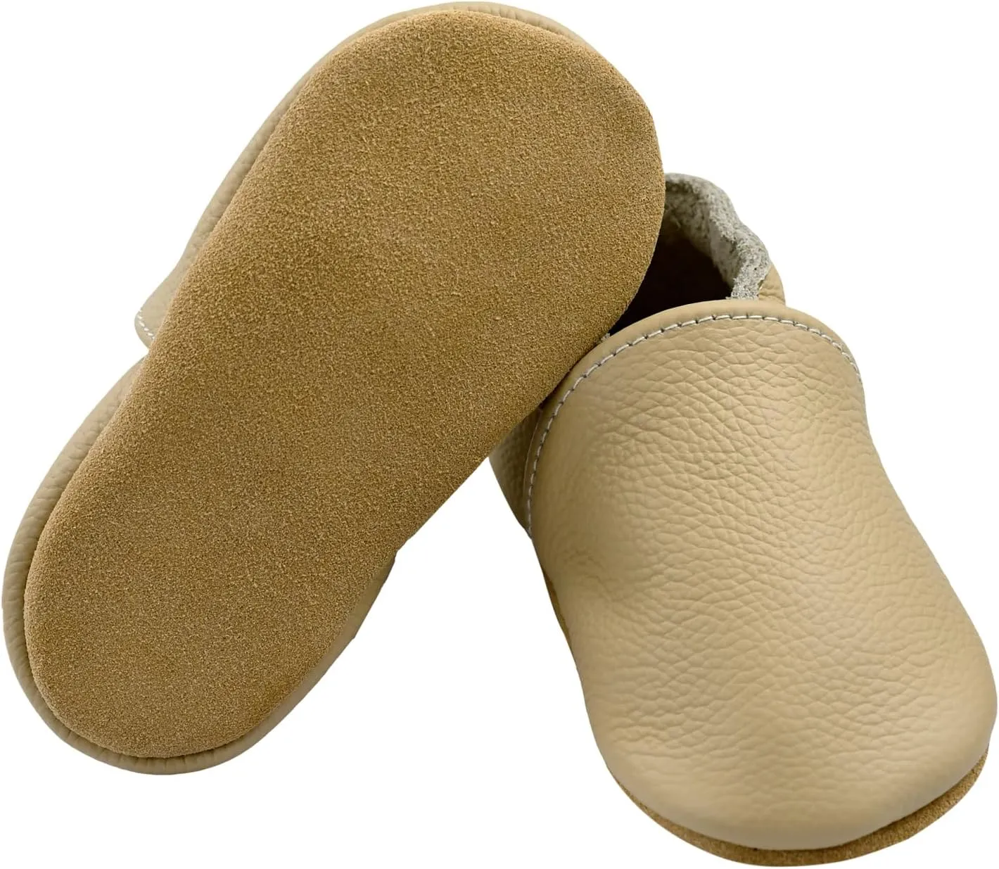 iEvolve Baby Leather Shoes Soft First Walker Shoes Crib Shoes Moccasins for Toddlers