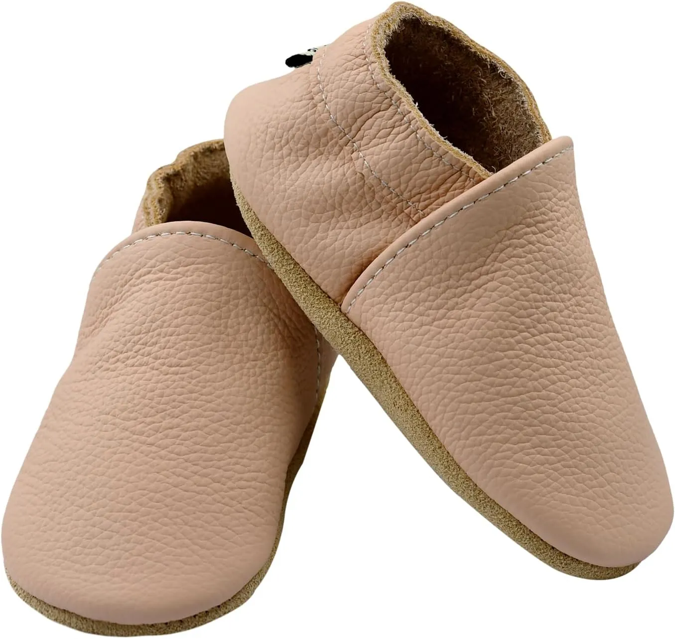 iEvolve Baby Leather Shoes Soft First Walker Shoes Crib Shoes Moccasins for Toddlers