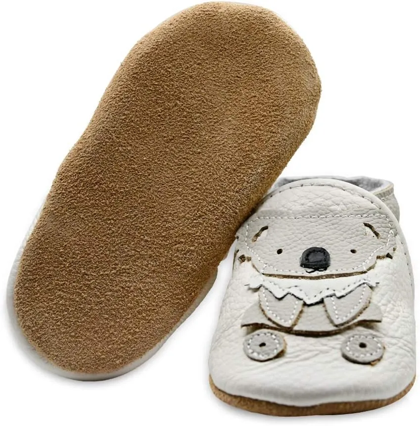 iEvolve Baby Leather Shoes Soft First Walker Shoes Crib Shoes Moccasins for Toddlers