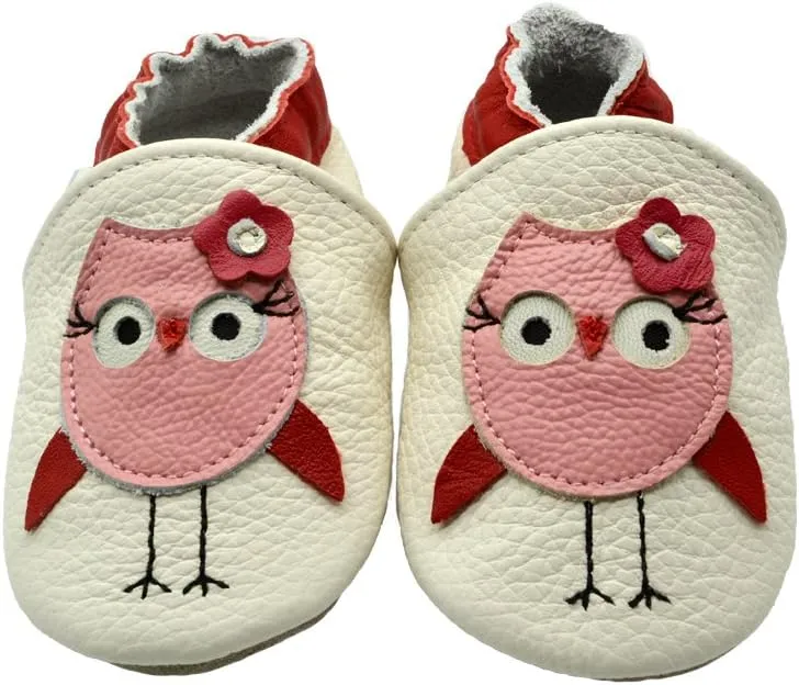 iEvolve Baby Leather Shoes Soft First Walker Shoes Crib Shoes Moccasins for Toddlers
