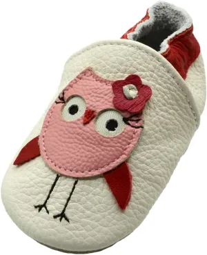 iEvolve Baby Leather Shoes Soft First Walker Shoes Crib Shoes Moccasins for Toddlers