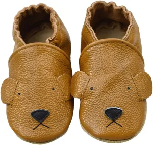 iEvolve Baby Leather Shoes Soft First Walker Shoes Crib Shoes Moccasins for Toddlers
