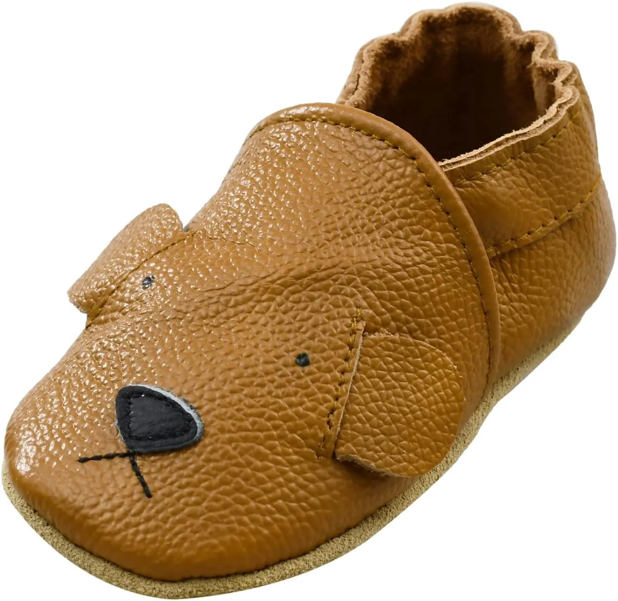 iEvolve Baby Leather Shoes Soft First Walker Shoes Crib Shoes Moccasins for Toddlers