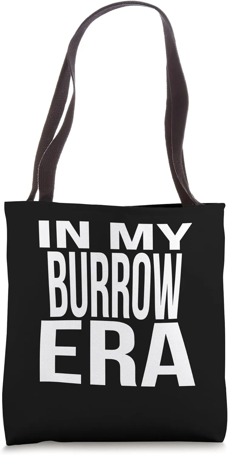 In My Burrow Era Family Reunion Squad First Last Name Tote Bag