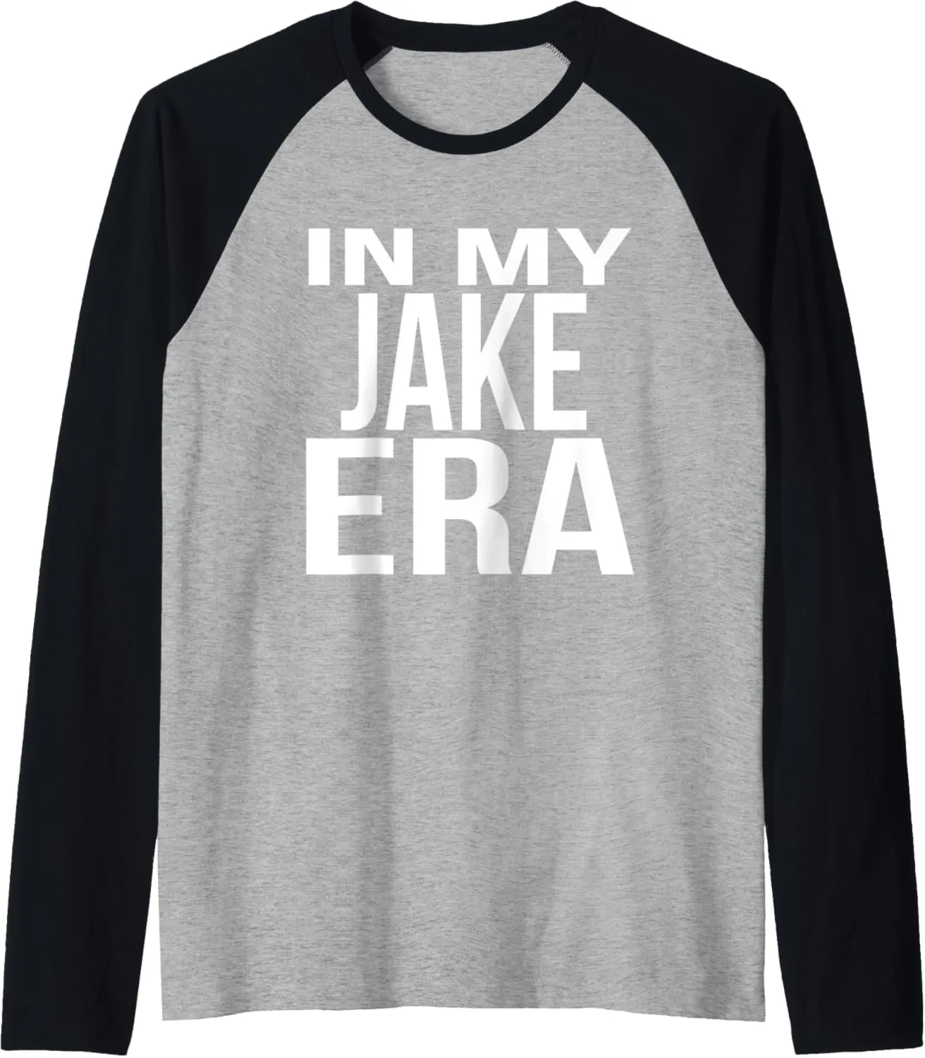 In My Jake Era Family Reunion Squad First Last Name Raglan Baseball Tee
