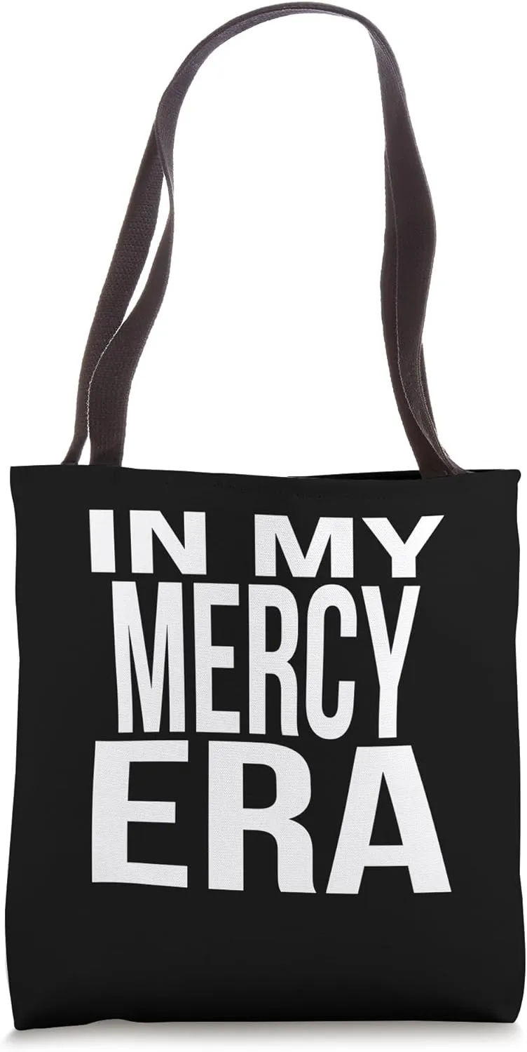In My Mercy Era Family Reunion Squad First Last Name Tote Bag