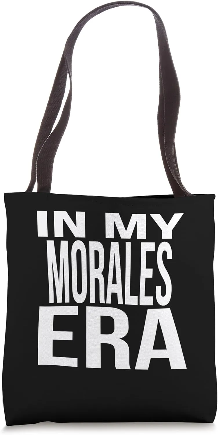 In My Morales Era Family Reunion Squad First Last Name Tote Bag