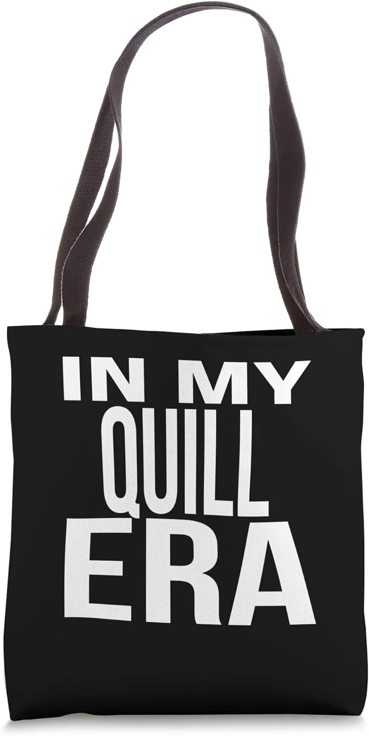 In My Quill Era Family Reunion Squad First Last Name Tote Bag