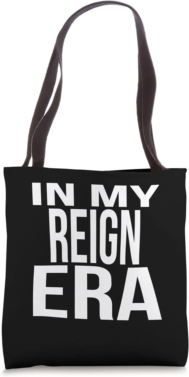 In My Reign Era Family Reunion Squad First Last Name Tote Bag