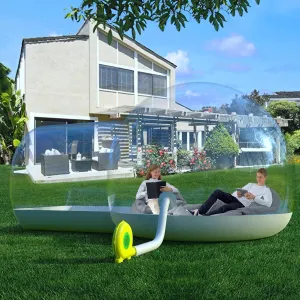 Inflatable Bubble Tent Transparent Dome Outdoor Camping Tent Eco Bubble House with Blower for Indoor/Outdoor Family Backyard Camping Festival Stargazing Summer Gift for Lover