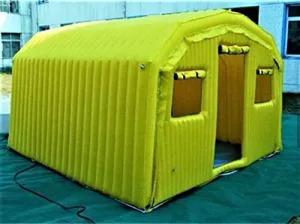 Inflatable Family Camping Recreation Tent Multiple Sizes & Colors (16x12x7ft.)