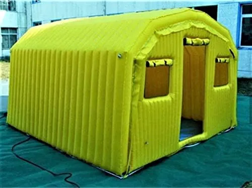Inflatable Family Camping Recreation Tent Multiple Sizes & Colors (16x12x7ft.)