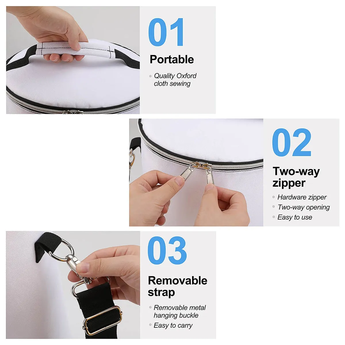 Insulated Attractive Bag Cooler Stable Cylinder
