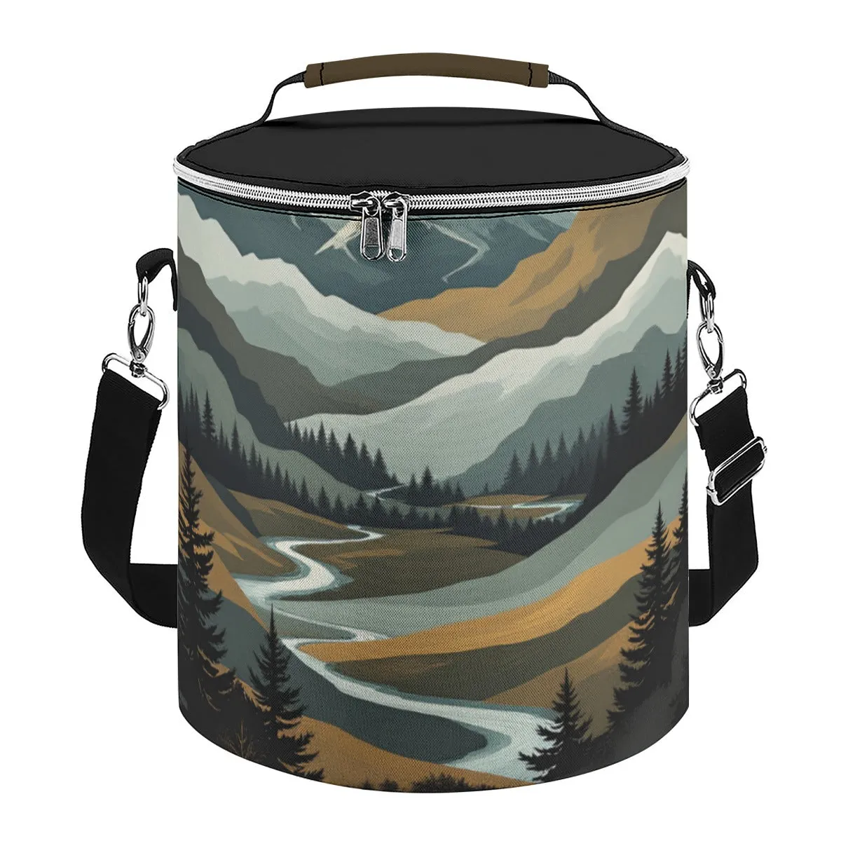 Insulated Attractive Bag Cooler Stable Cylinder