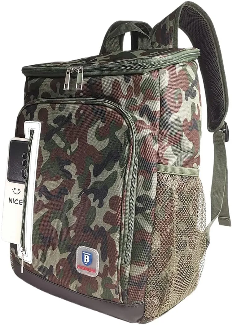 Insulated Cooler Backpack Outdoor Camping Lightweight Picnic Lunch Cooler Bag, Leak-Proof Thermal Backpack, BBQ Ice Food Drink Beer Cool Keeping Bag Fishing at Beach Gifts for Men Women, 25L