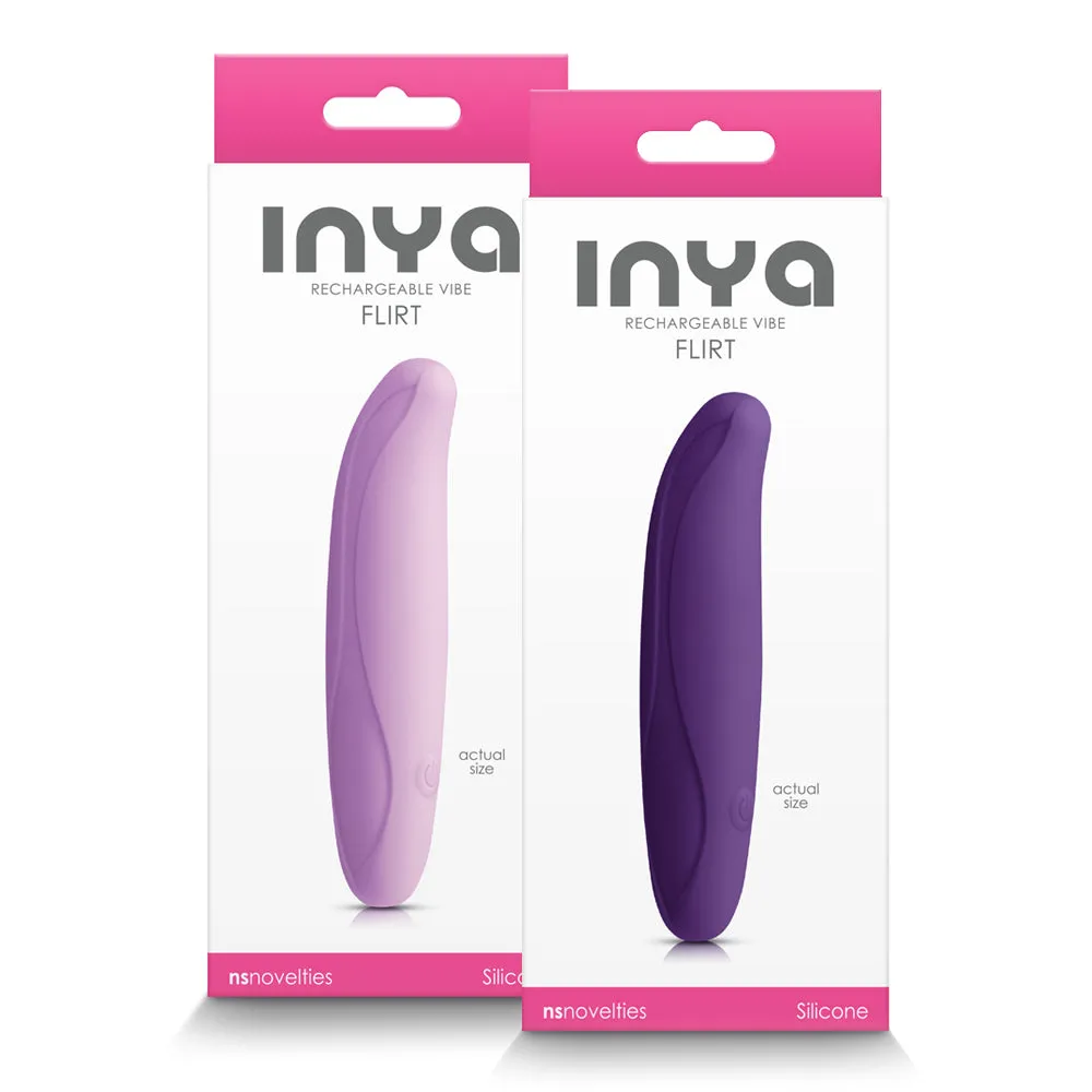 Inya Flirt Rechargeable Ultra-Flexible Silicone Vibrator