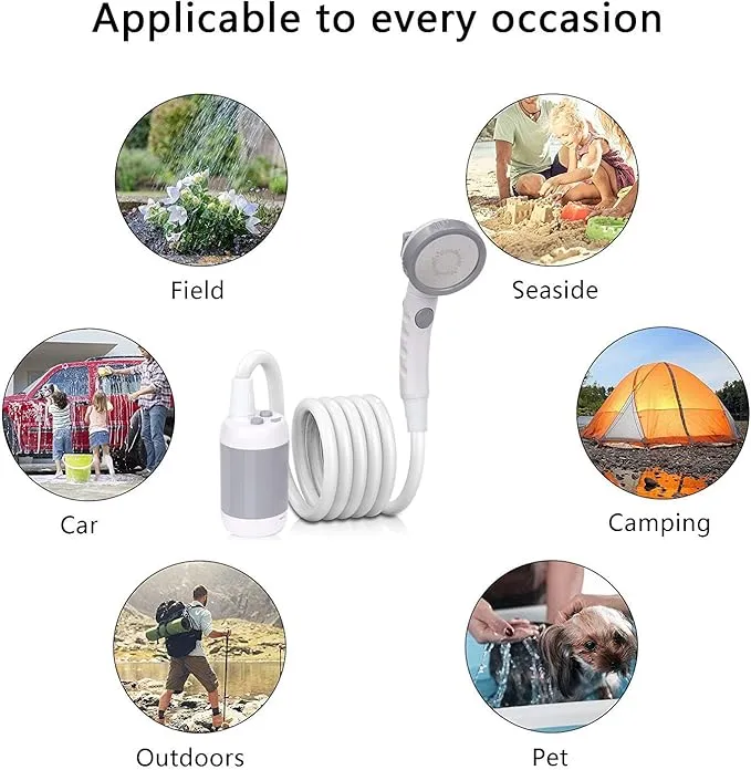 Iron Hammer Portable Shower Camp Shower Rechargeable Shower Camping Shower pet Shower