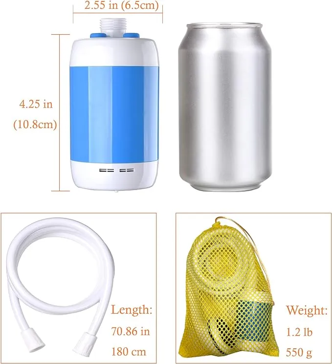 Iron Hammer Portable Shower Camp Shower Rechargeable Shower Camping Shower pet Shower