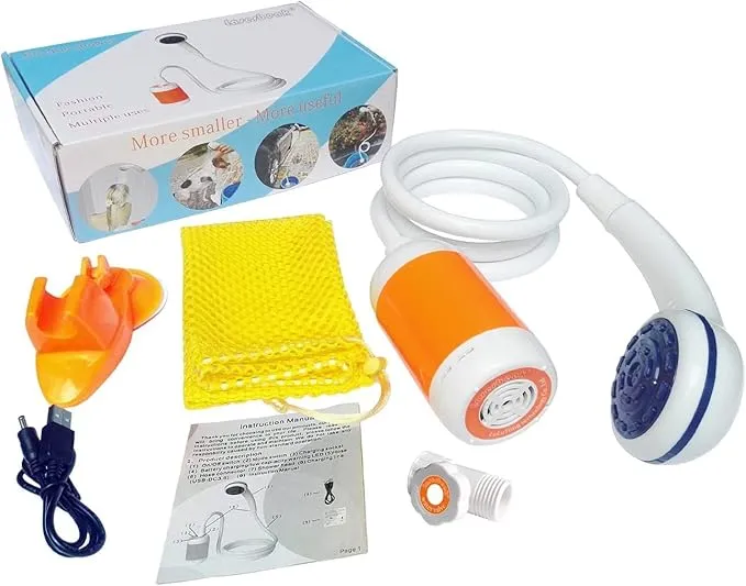 Iron Hammer Portable Shower Camping Shower Outdoor Shower Handheld Electric Shower