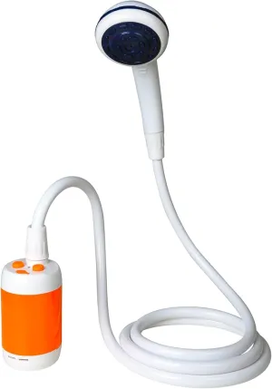 Iron Hammer Portable Shower Electric Shower Camping Shower with Shower Head Shut OFF Valve