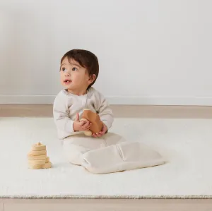 Jersey Sleeping Bag Sleeved 2.5 Tog, Grey Marle- 3-12 months