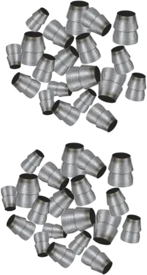 jojofuny 2sets Hammer Wedges Axe Tool Adapter Compact Home Gardening Reinforcement 20pcs*2