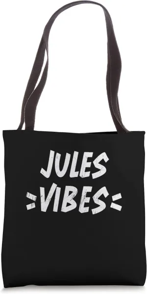 Jules Vibes Matching Squad Family Reunion First Last Name Te Tote Bag