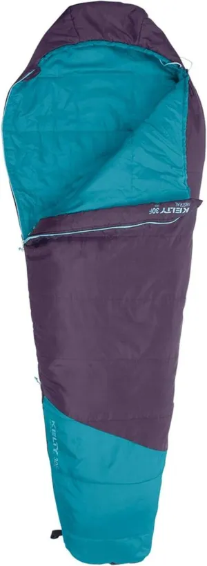 Kelty Mistral Sleeping Bag: 30F Synthetic - Kids' (Short/Right Zip) (Nightshade)