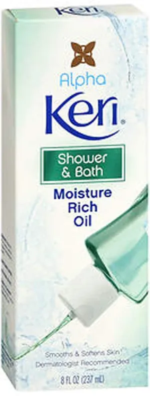 Keri Shower & Bath Oil - 8 oz - 2 pk