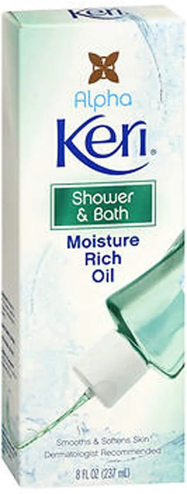 Keri Shower & Bath Oil - 8 oz - 2 pk