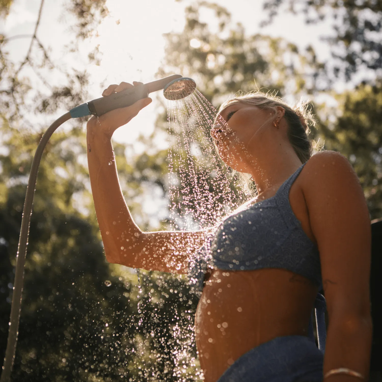 KickAss Portable Camping Shower with Lithium Battery