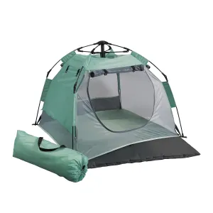 KidCo - Peapod Camp Lightweight Portable Baby Toddler Travel Tent, Play Tent, Ages 6 Months - 6 Years (Seafoam)