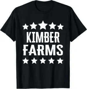 Kimber Farms Family Reunion Squad First Last Name T-Shirt