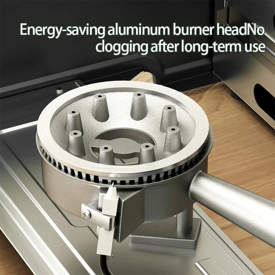 Kitchen Outdoor for Barbecue Stove Camping Fire Household High Stove Grill Cassette Exclusive discounts Outdoor Stove Suitable Portable Machine learning Gas 2900W