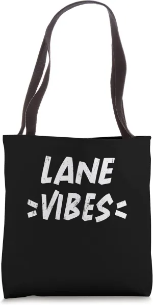 Lane Vibes Matching Squad Family Reunion First Last Name Tea Tote Bag