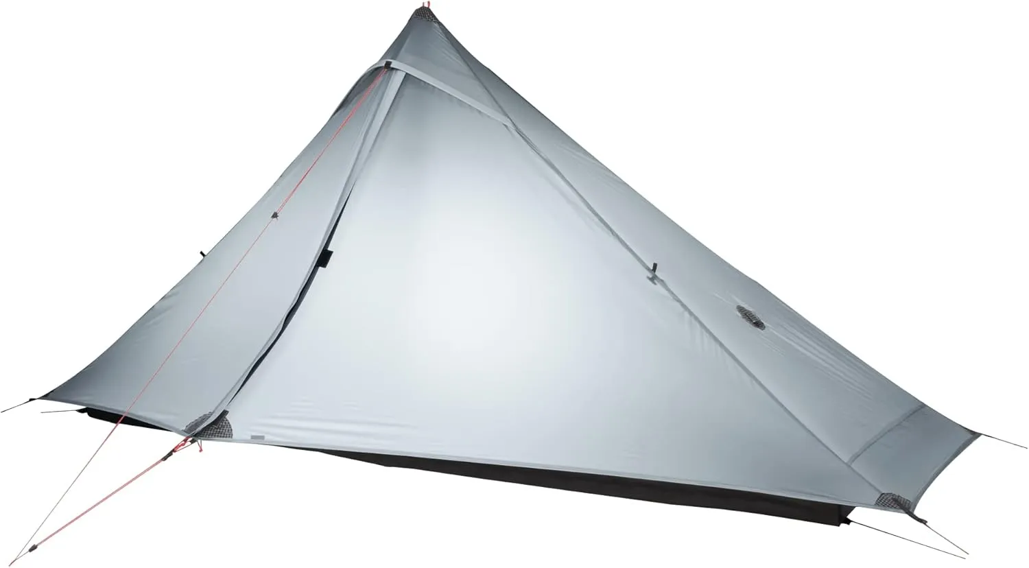 Lanshan 1 pro Tent Outdoor 1 Person Ultralight Camping Tent 3 Season Professional 20D Silnylon Rodless (Gray)